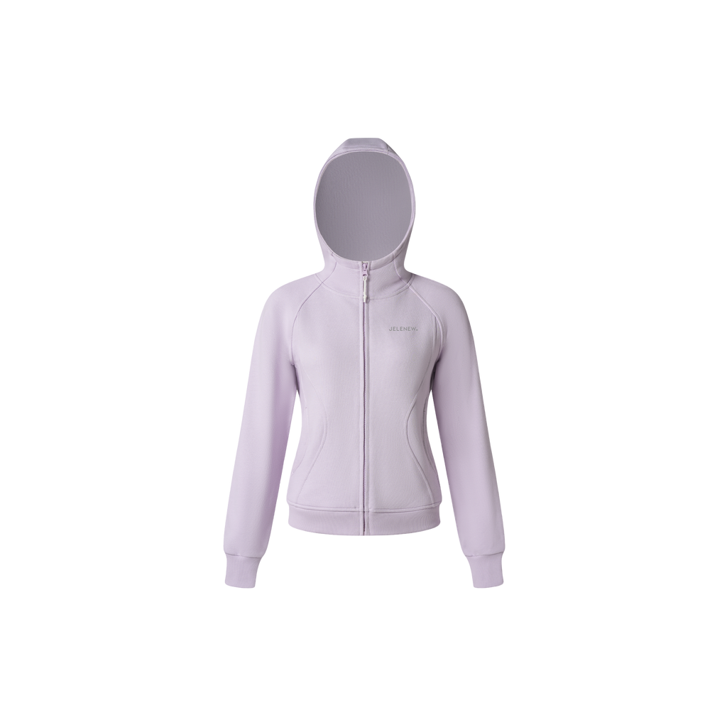 Natural Cotton Zipped Hoodie