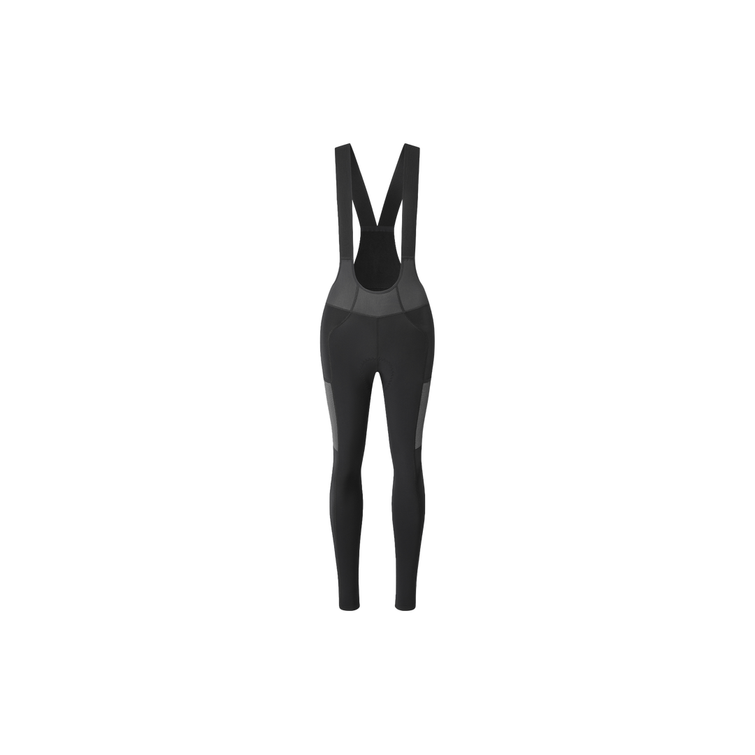 Y Back Thermal Brushed Bib Tights